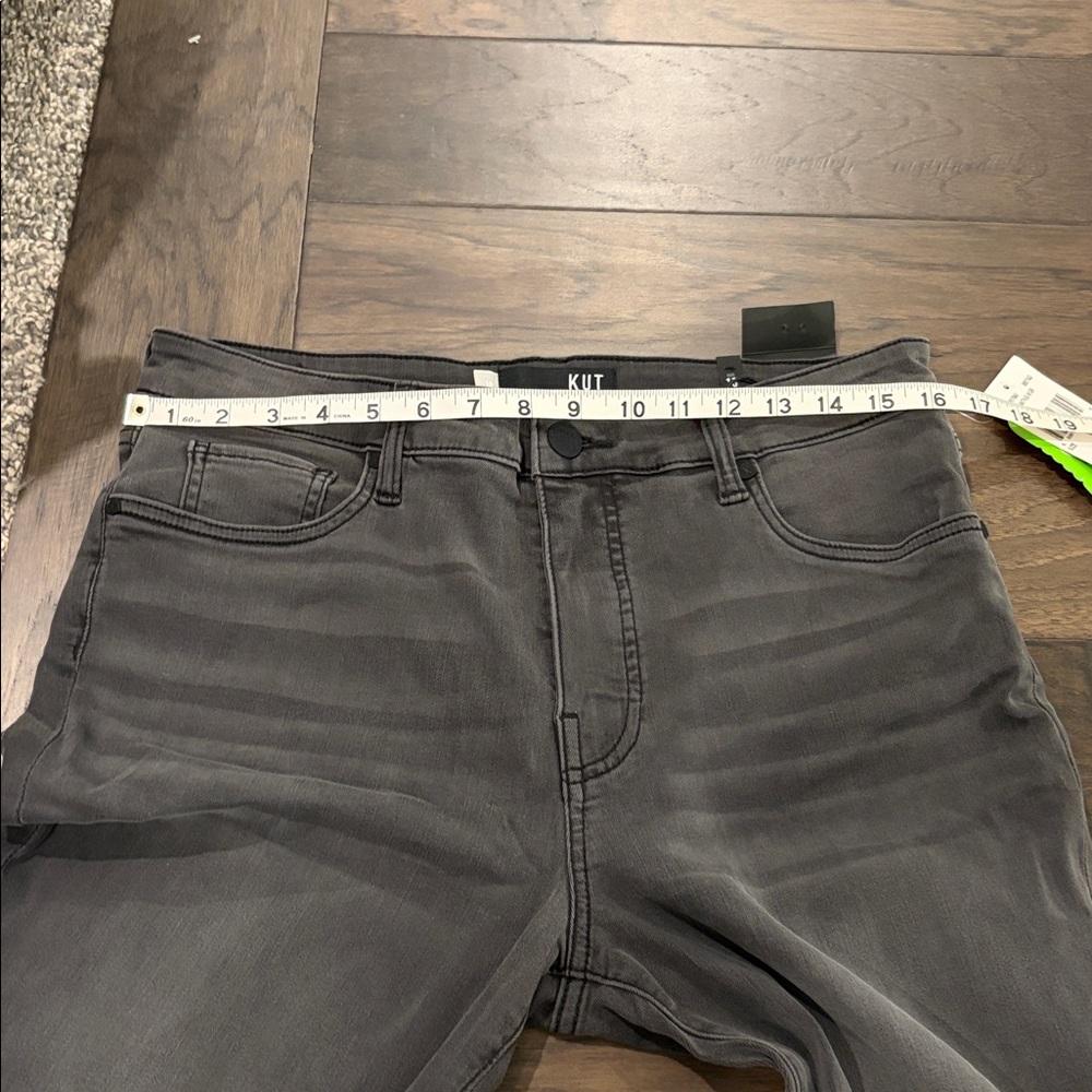 New With Tags Kut From the Kloth Kelsey High Rise Fab Ab Ankle Flare Jeans Sz 10 - Picture 8 of 8